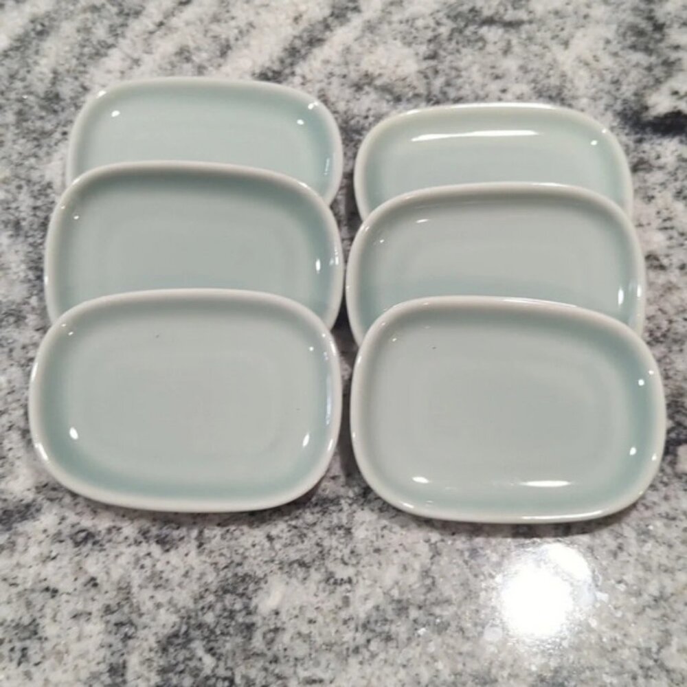 Alessi For Delta Asian Teal Tint Condiment Trays